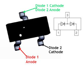 BAV70 Internal Diagram