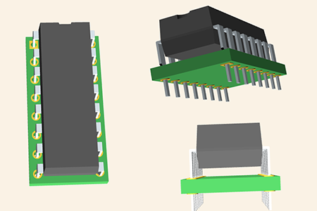 MCP3208 CAD Model