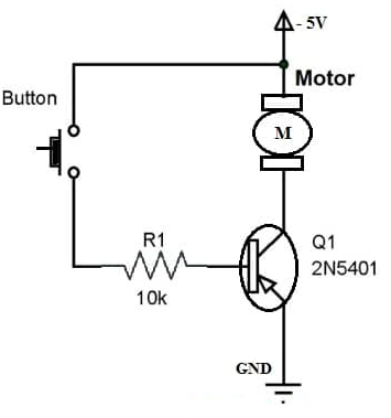 2N5401 PNP Transistor Circuit