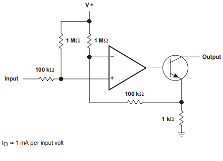 Fig.7 Voltage-Controlled Current Sink